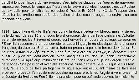 la-fouine : su primera piografia (1)